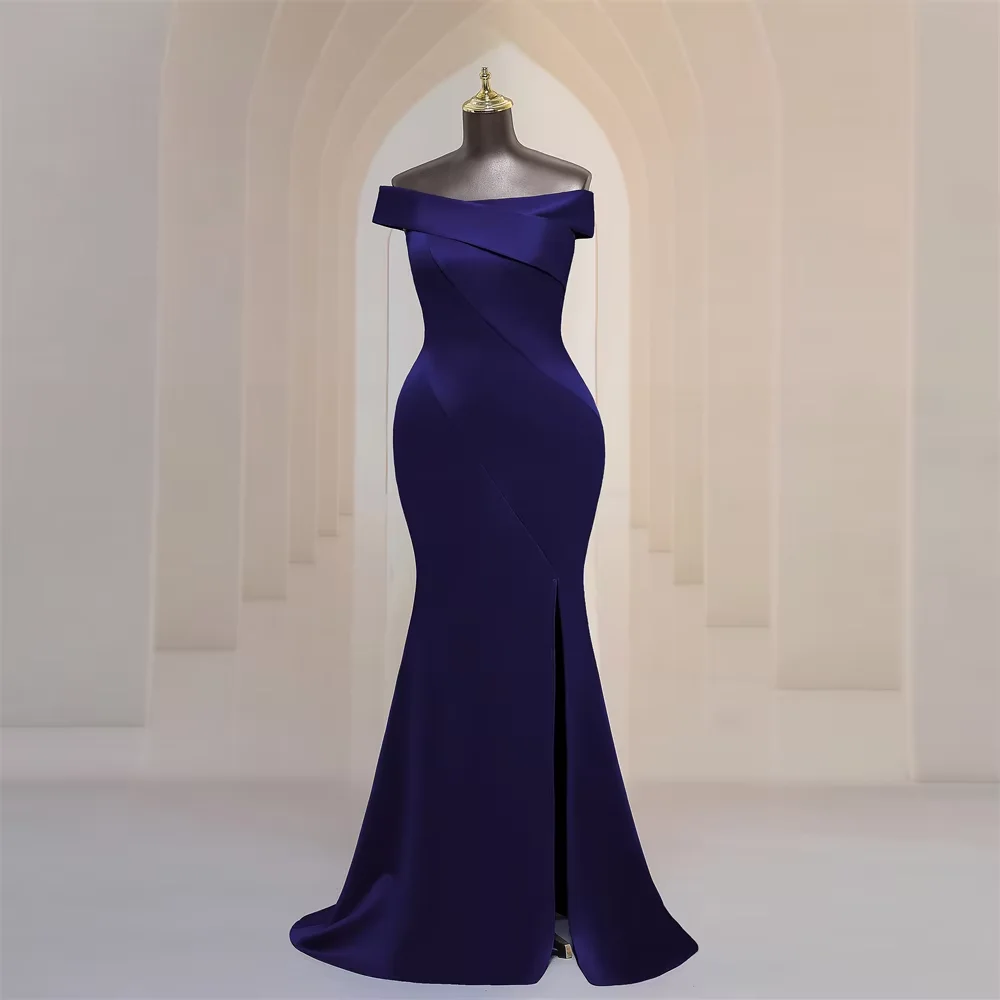 Customized boat neck party dress for women evening dress side slits prom dress mermaid formal occasion gala special events
Customized boat neck party dress for women evening dress side slits prom dress mermaid formal occasion gala special events