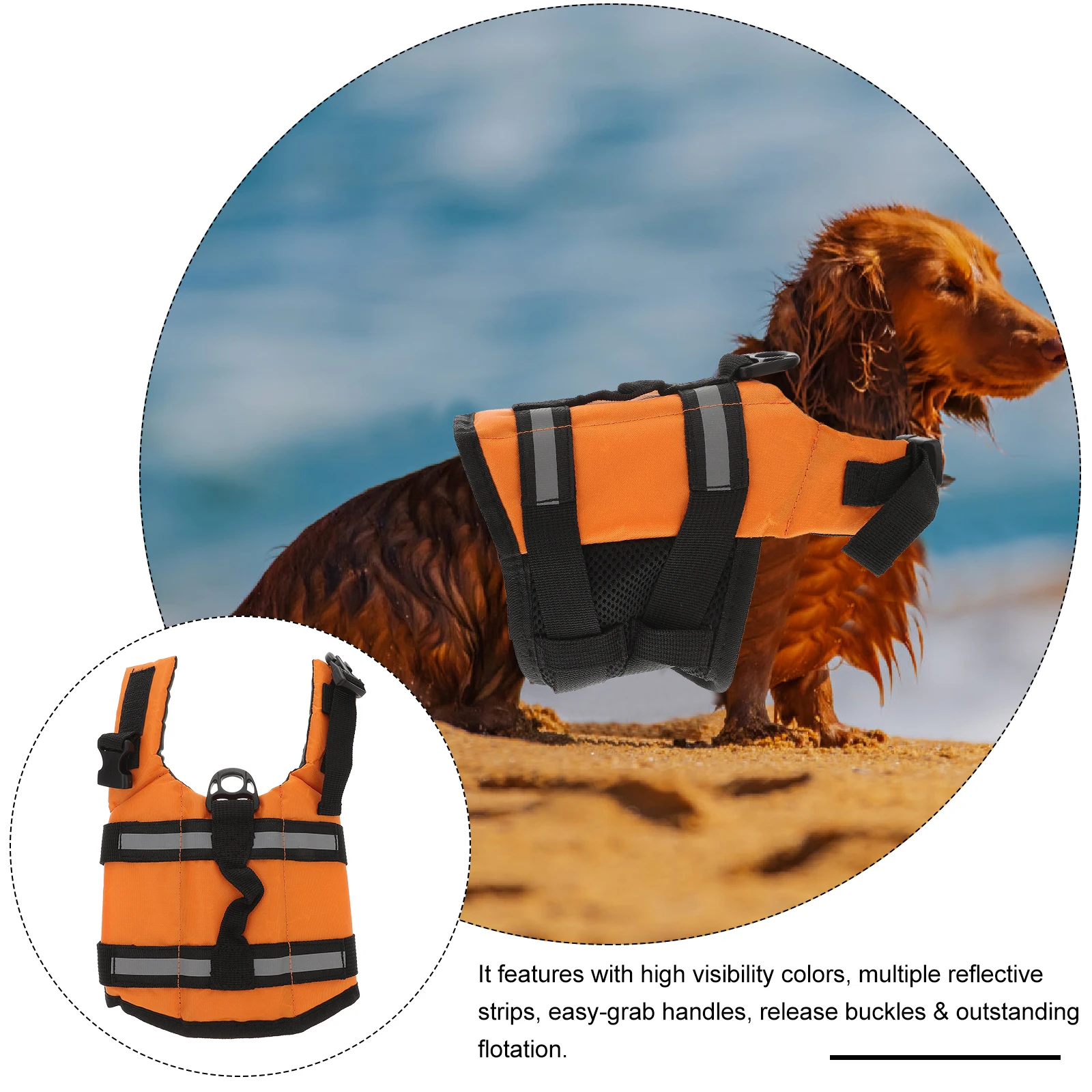 Pet Life Jacket Buoy Buoyancy Vests Enhanced Small Jackets for Pets Lifevest Puppy Swimming Flotation Device
Pet Life Jacket Buoy Buoyancy Vests Enhanced Small Jackets for Pets Lifevest Puppy Swimming Flotation Device