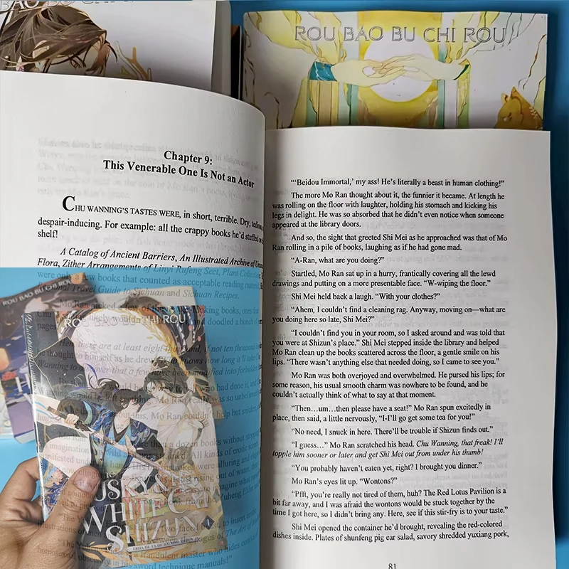 1 Book Vol.1/2/3/4 The Husky And His White Shizun Book In English Erha
1 Book Vol.1/2/3/4 The Husky And His White Shizun Book In English Erha