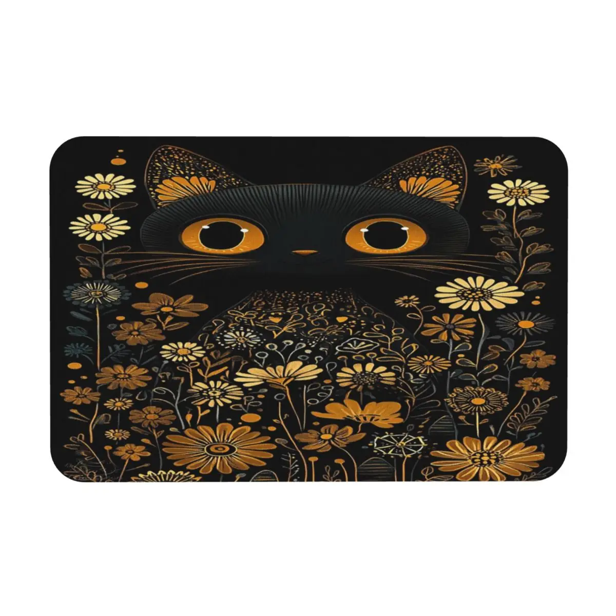 Mysterious Little Black Cat Bathroom kitchen Non-Slip Mat-Soft Super Absorbent Quick-Dry Bathroom Kitchen Floor Mat Eco-Friendly
Mysterious Little Black Cat Bathroom kitchen Non-Slip Mat-Soft Super Absorbent Quick-Dry Bathroom Kitchen Floor Mat Eco-Friendly