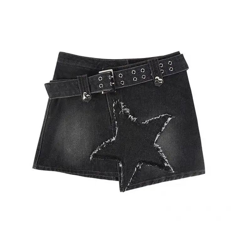 plus Size American Style Retro Star Denim Skirt for Women Heavy Duty 200 Pounds Fashionable Ladies' Skirts
plus Size American Style Retro Star Denim Skirt for Women Heavy Duty 200 Pounds Fashionable Ladies' Skirts
