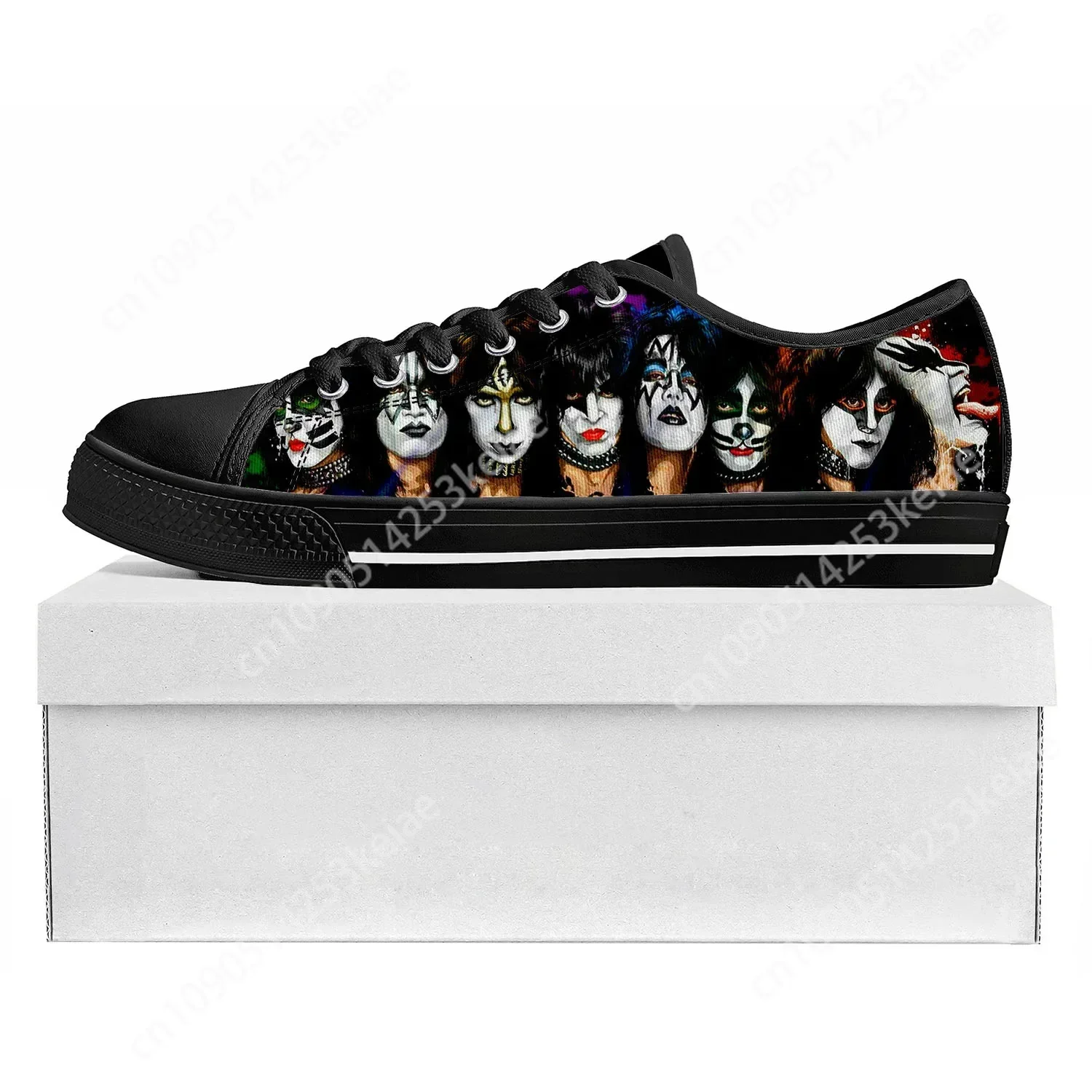 Кроссовки Kiss Low Top Heavy Metal высокого качества в стиле рок-группы, мужские и женские парусиновые кроссовки для подростков, обувь для пар, обувь на заказ
Кроссовки Kiss Low Top Heavy Metal высокого качества в стиле рок-группы, мужские и женские парусиновые кроссовки для подростков, обувь для пар, обувь на заказ