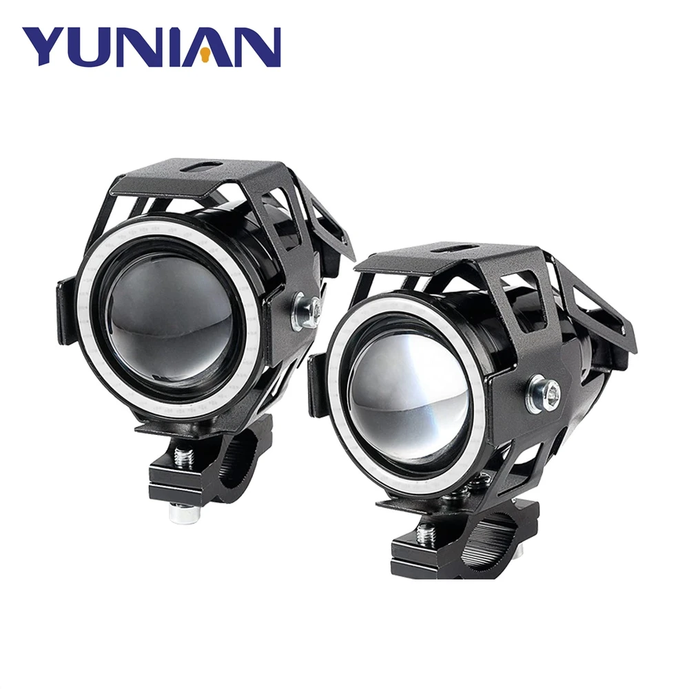 U7 125W LED Motorcycle Angel Eyes Headlight DRL Spotlights Auxiliary Bright LED Bicycle Lamp Car Work Fog Light
U7 125W LED Motorcycle Angel Eyes Headlight DRL Spotlights Auxiliary Bright LED Bicycle Lamp Car Work Fog Light