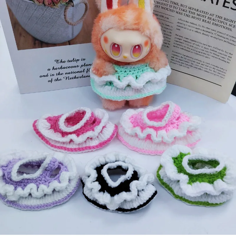 17cm Labubu I II Idol Dolls Cute Mini Plush Doll'S Miniature Model Double-Layer Cake Skirt Cute Kpop Exo Lovely
17cm Labubu I II Idol Dolls Cute Mini Plush Doll'S Miniature Model Double-Layer Cake Skirt Cute Kpop Exo Lovely