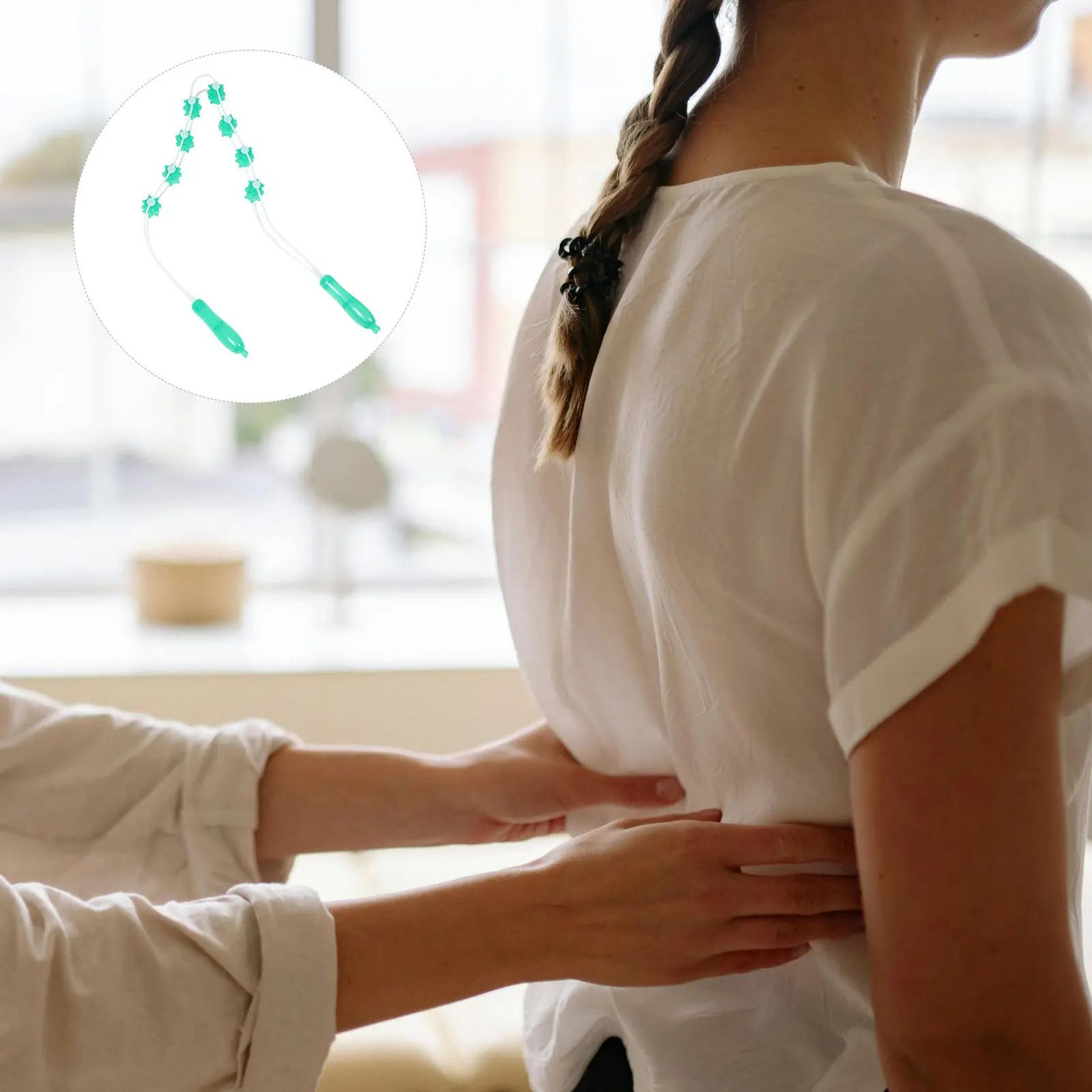 8-роликовый ручной массажер для спины для точечной терапии, снятия давления с шеи, плеч, спины, ног, предплечий, локтей и мышц
8-роликовый ручной массажер для спины для точечной терапии, снятия давления с шеи, плеч, спины, ног, предплечий, локтей и мышц