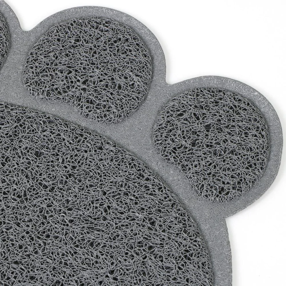 Pet Paw Shape Mat 30x40cm Grey Cat Litter Mat with Anti-Slip Backing Absorbent for Food Water Bowl Area Easy Clean
Pet Paw Shape Mat 30x40cm Grey Cat Litter Mat with Anti-Slip Backing Absorbent for Food Water Bowl Area Easy Clean