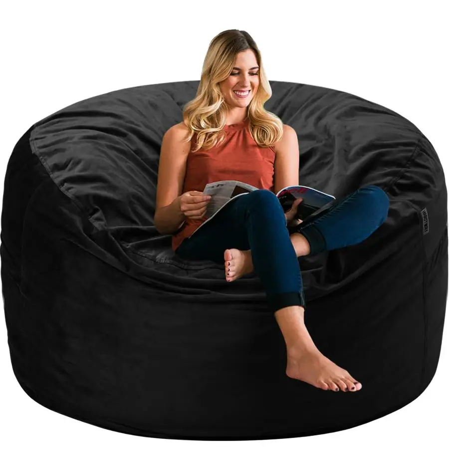 Bean Bag Chair 3Ft Luxurious Velvet Ultra Soft Fur with High Rebound Memory Foam Bean Bag Chairs for Adults Plush Lazy Sofa with
Bean Bag Chair 3Ft Luxurious Velvet Ultra Soft Fur with High Rebound Memory Foam Bean Bag Chairs for Adults Plush Lazy Sofa with