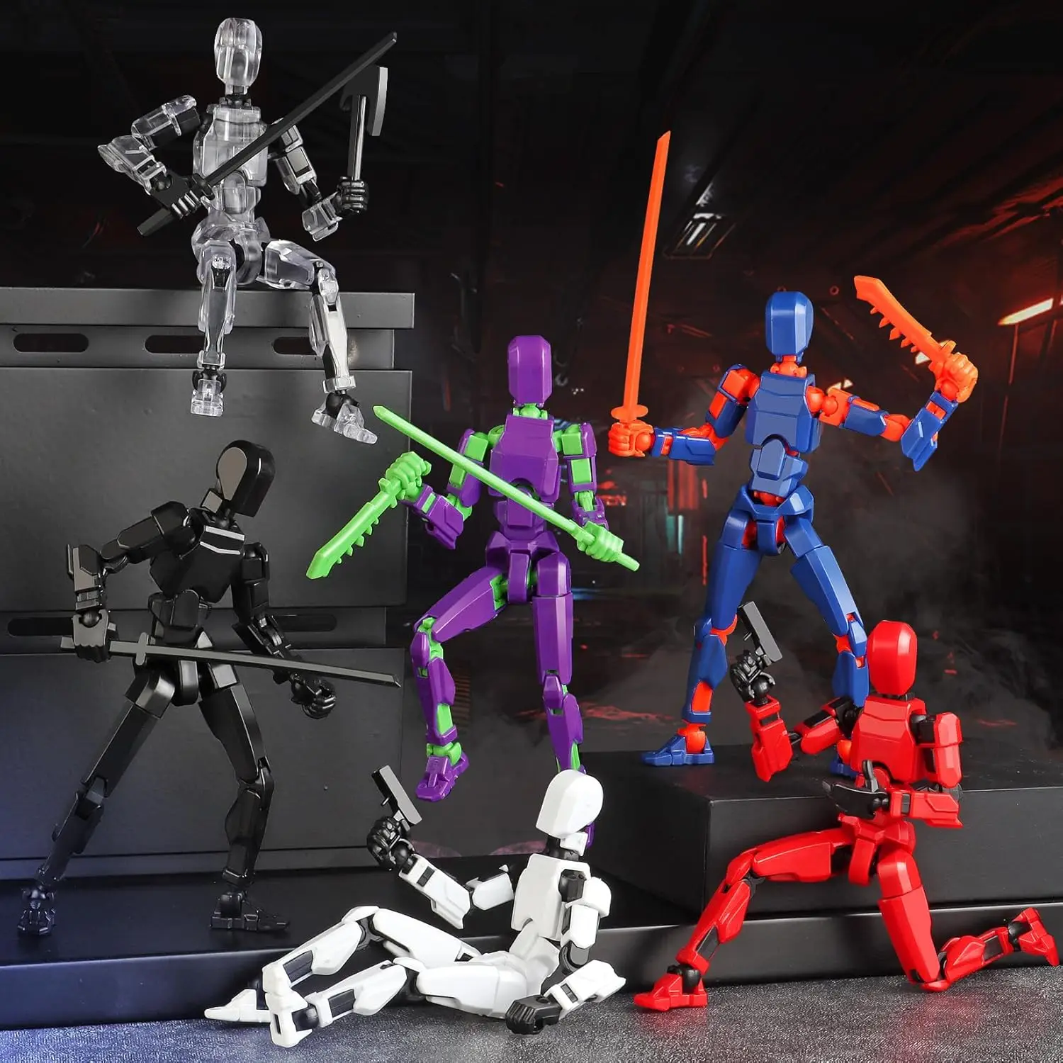 13 Action Figure Set, 6PCS T-Robot Titan 13 3D Printed Articulated Toys for Kids 5-8, Modeling Gift
13 Action Figure Set, 6PCS T-Robot Titan 13 3D Printed Articulated Toys for Kids 5-8, Modeling Gift
