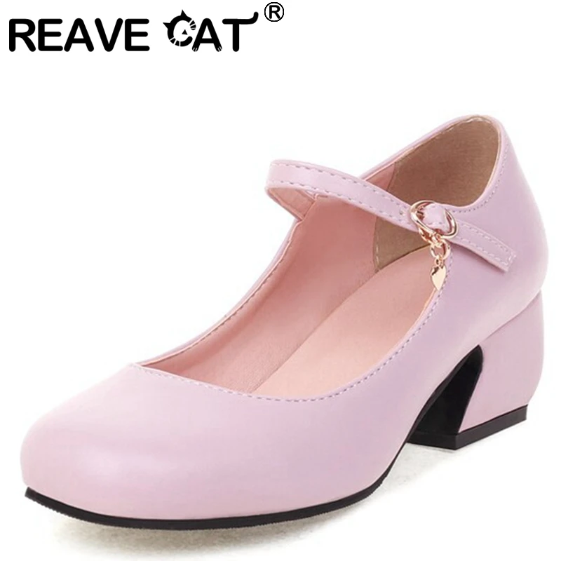REAVE CAT 2022, женские туфли-лодочки на массивном каблуке с пряжкой, милые повседневные, большие размеры 34–43, синие, белые, элегантные, весенние, S3535
REAVE CAT 2022, женские туфли-лодочки на массивном каблуке с пряжкой, милые повседневные, большие размеры 34–43, синие, белые, элегантные, весенние, S3535