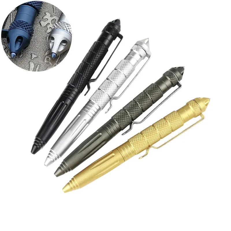 1pc Tactical Pen Multifunction Aluminum Alloy Self Defence Tactical Pen Outdoor Security Survival Tools Glass Breaker Pen
1pc Tactical Pen Multifunction Aluminum Alloy Self Defence Tactical Pen Outdoor Security Survival Tools Glass Breaker Pen