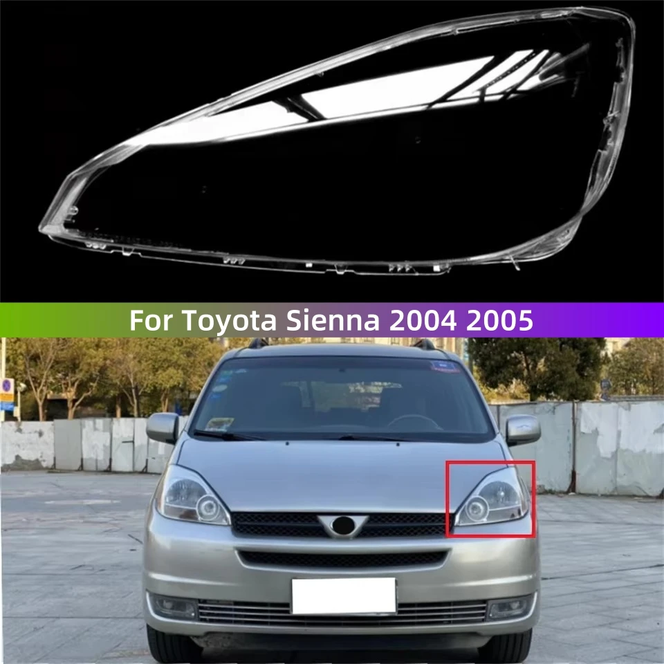 Для Toyota Sienna 2004 2005, крышка передней фары автомобиля, линза из плексигласа, замена абажура, левая/правая сторона, прозрачный корпус
Для Toyota Sienna 2004 2005, крышка передней фары автомобиля, линза из плексигласа, замена абажура, левая/правая сторона, прозрачный корпус