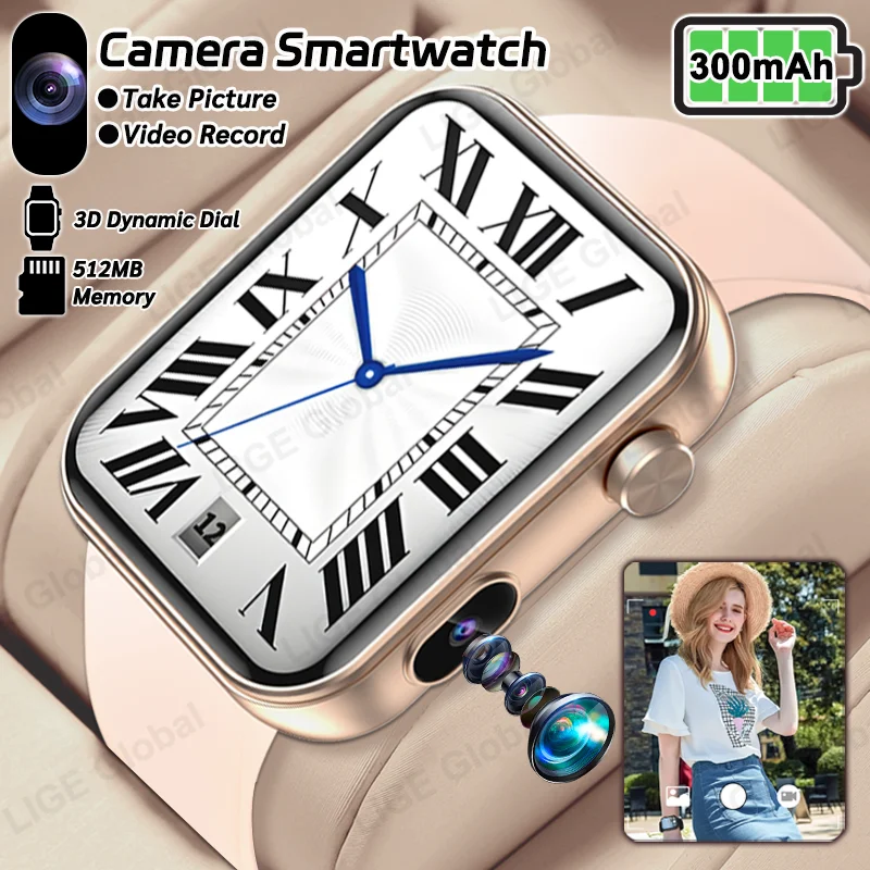 LIGE New Camera Smart Watch Men Women Take Photos Record Video 512MB Health Monitor Sport Fitness 1.91" BT Call Smartwatch 2026
LIGE New Camera Smart Watch Men Women Take Photos Record Video 512MB Health Monitor Sport Fitness 1.91" BT Call Smartwatch 2026
