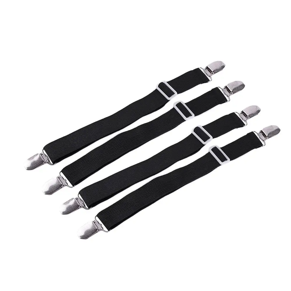 4 Pcs Bed Sheet Clips Elastic Fasteners Mattress Cover Gripper Adjustable Straps Practical Accessories Securing Sheets
4 Pcs Bed Sheet Clips Elastic Fasteners Mattress Cover Gripper Adjustable Straps Practical Accessories Securing Sheets