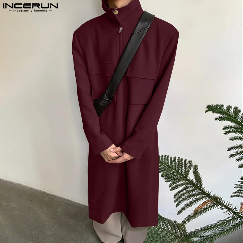 INCERUN Men Casual Coats 2025 Simple Solid Pockets Male Trench Zipper Long Sleeve Tops Solid Elegant Vintage Style Outerwear
INCERUN Men Casual Coats 2025 Simple Solid Pockets Male Trench Zipper Long Sleeve Tops Solid Elegant Vintage Style Outerwear