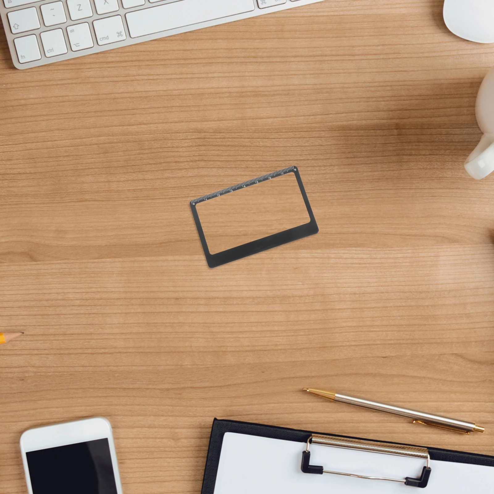 Portable Square Card Magnifier High Definition Lens Compact Book Map Reading Aid with Built-in Ruler for on-The-Go Use
Portable Square Card Magnifier High Definition Lens Compact Book Map Reading Aid with Built-in Ruler for on-The-Go Use