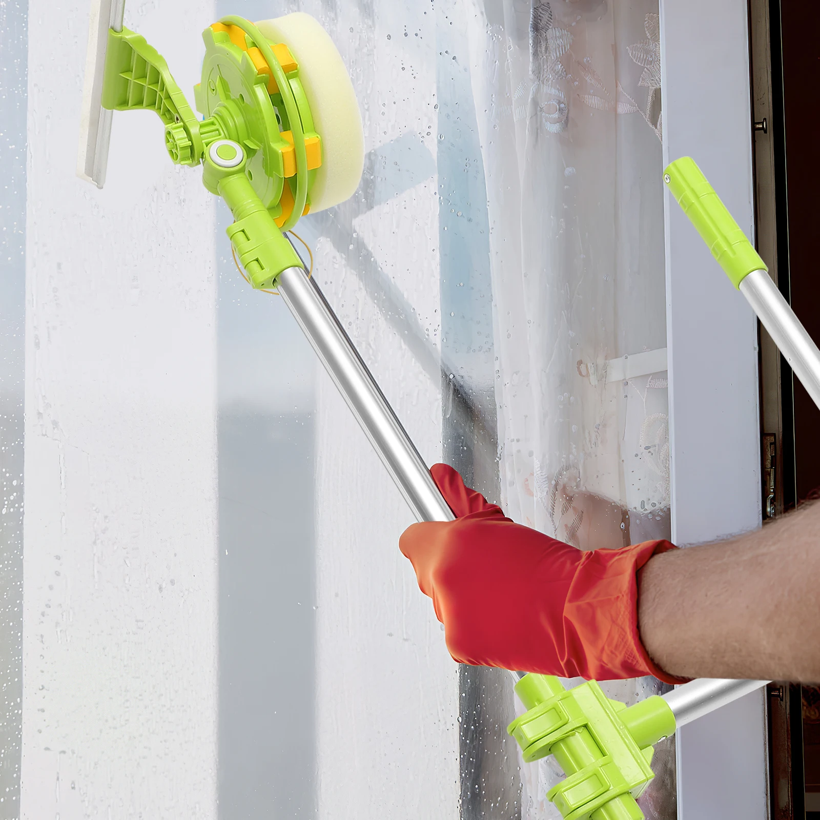 Window Cleaner Tall Building Household Squeegee Long Reach Glass Cleaning Device Equipment Wiper
Window Cleaner Tall Building Household Squeegee Long Reach Glass Cleaning Device Equipment Wiper