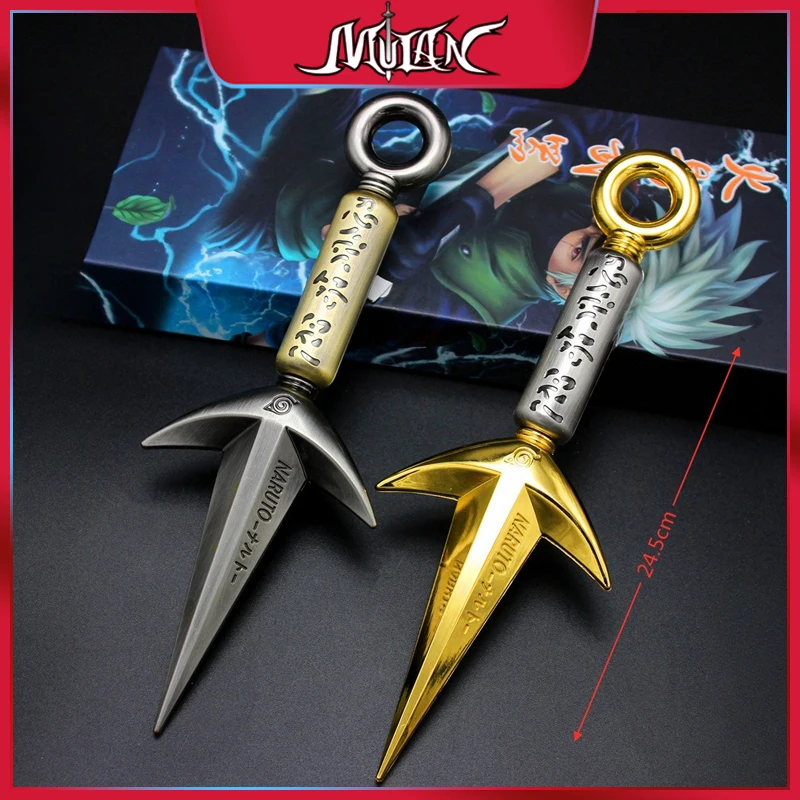 25 CM Naruto Japanese Anime Peripheral Flying Thunder God Gift Box Metal Craft Weapon Model Collectible Desk Ornaments Boy Toy
25 CM Naruto Japanese Anime Peripheral Flying Thunder God Gift Box Metal Craft Weapon Model Collectible Desk Ornaments Boy Toy