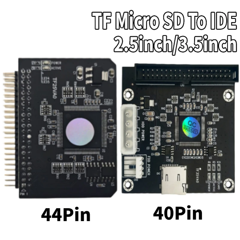 Адаптер SD IDE TF Micro SD на 3,5 дюйма/2,5 дюйма IDE 40-контактный/44-контактный разъем адаптера карты памяти конвертер для портативного компьютера
Адаптер SD IDE TF Micro SD на 3,5 дюйма/2,5 дюйма IDE 40-контактный/44-контактный разъем адаптера карты памяти конвертер для портативного компьютера