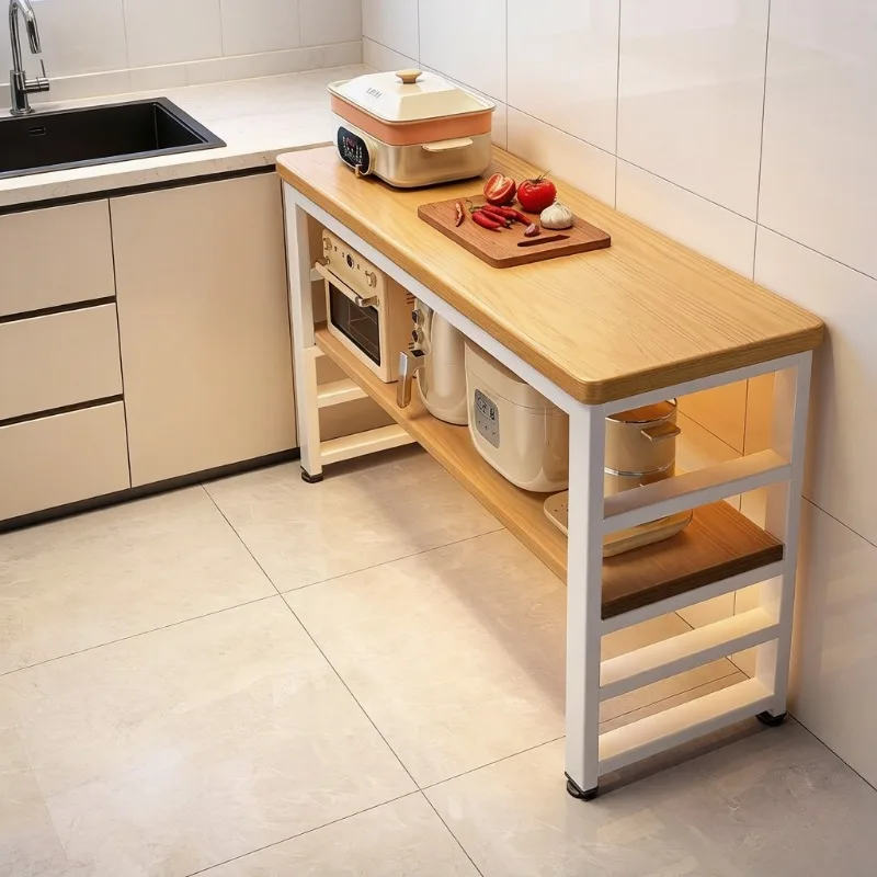 Floor-Standing Multi-Layer Kitchen Storage Rack, Multifunctional Microwave & Cutting Board Dining Side Cabinet
Floor-Standing Multi-Layer Kitchen Storage Rack, Multifunctional Microwave & Cutting Board Dining Side Cabinet