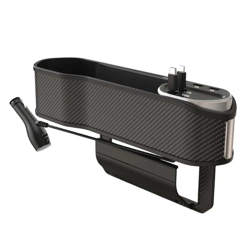 Front Seat Console Side Pocket USB Type-C Car Seat Gap Holder DC 12-24V Front Seat Side Storage Case Gap Filler Organizer
Front Seat Console Side Pocket USB Type-C Car Seat Gap Holder DC 12-24V Front Seat Side Storage Case Gap Filler Organizer