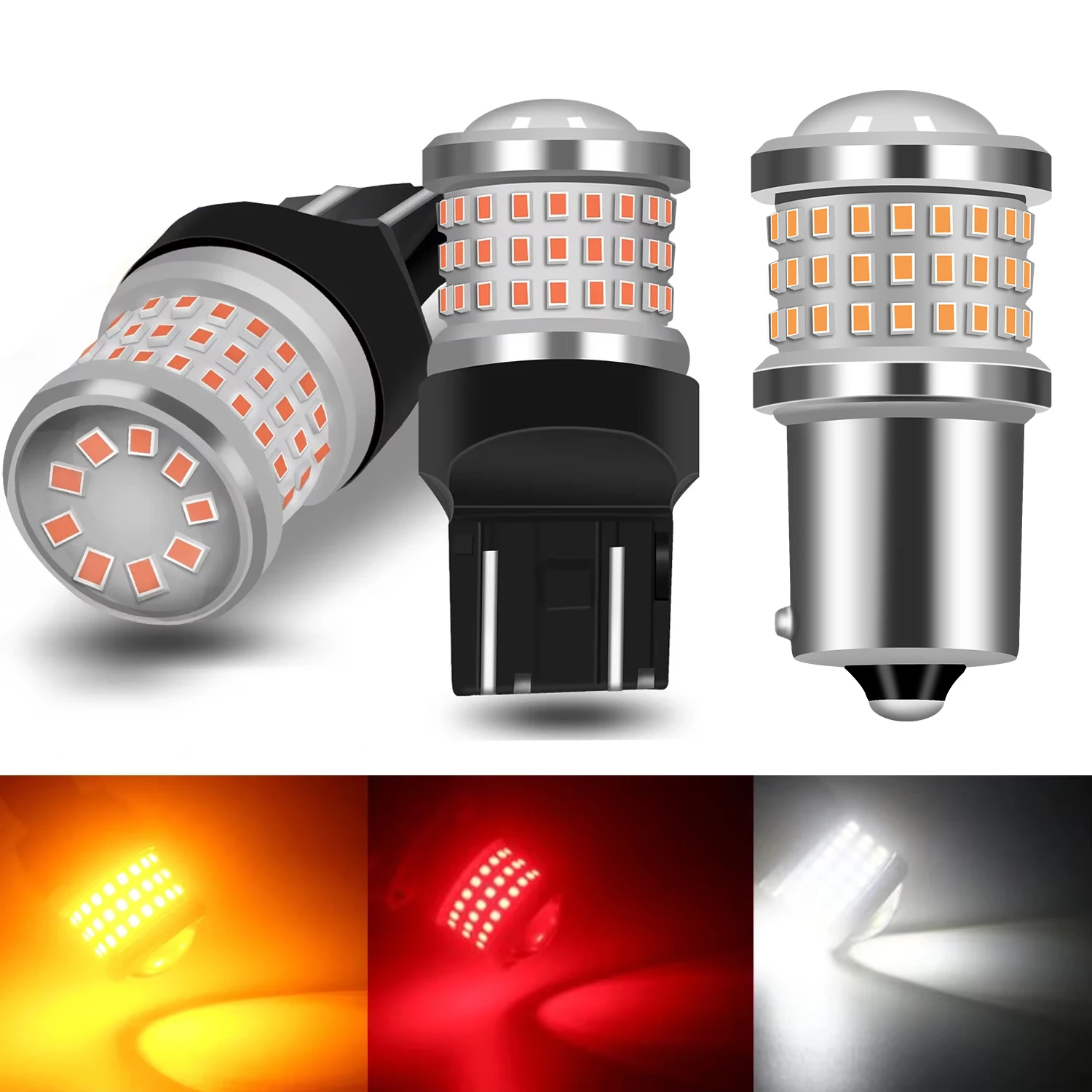 Canbus T10 W5W 1157 P21W/5W T20 7443 W21/5W 3157 P27/5W 1156 BA15S P21W LED Brake Stop Tail Light DRL Red Signal Lamp White
Canbus T10 W5W 1157 P21W/5W T20 7443 W21/5W 3157 P27/5W 1156 BA15S P21W LED Brake Stop Tail Light DRL Red Signal Lamp White
