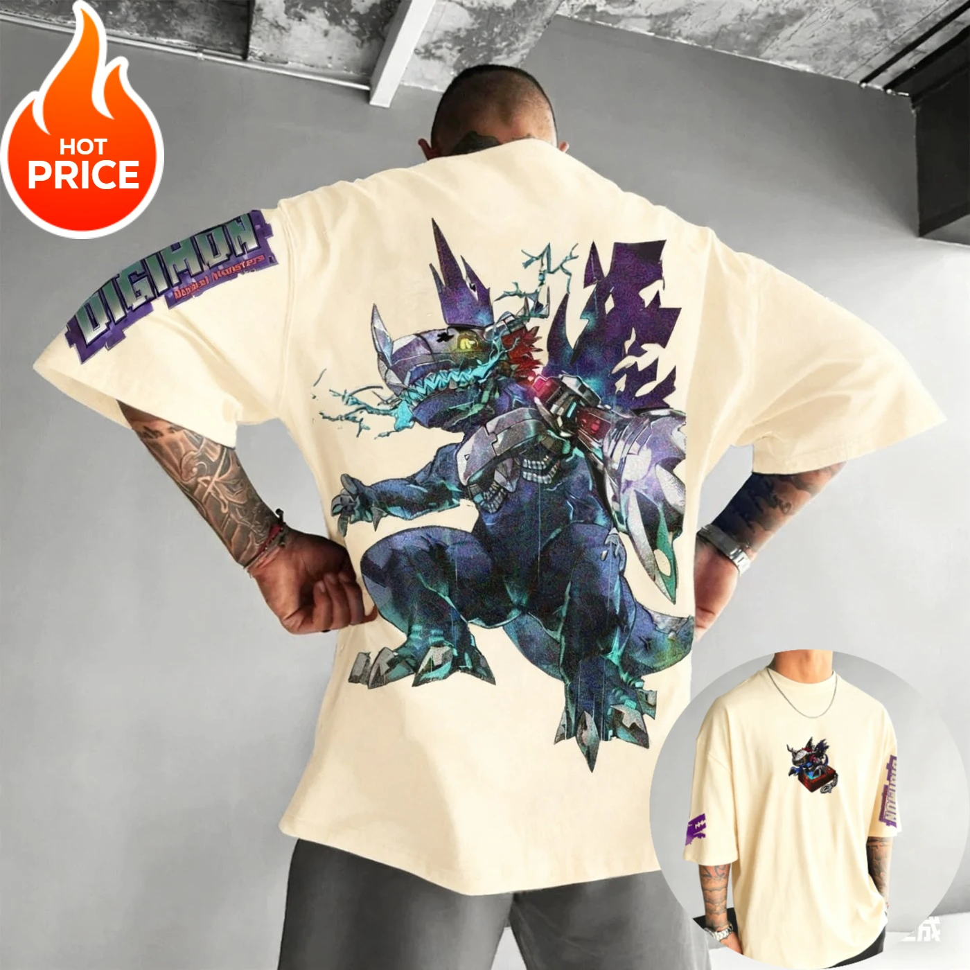 Уличная одежда Metal Greymon Anime Digimon2025 Harajuku, мужская винтажная летняя футболка, женская повседневная спортивная хлопковая футболка с короткими рукавами
Уличная одежда Metal Greymon Anime Digimon2025 Harajuku, мужская винтажная летняя футболка, женская повседневная спортивная хлопковая футболка с короткими рукавами