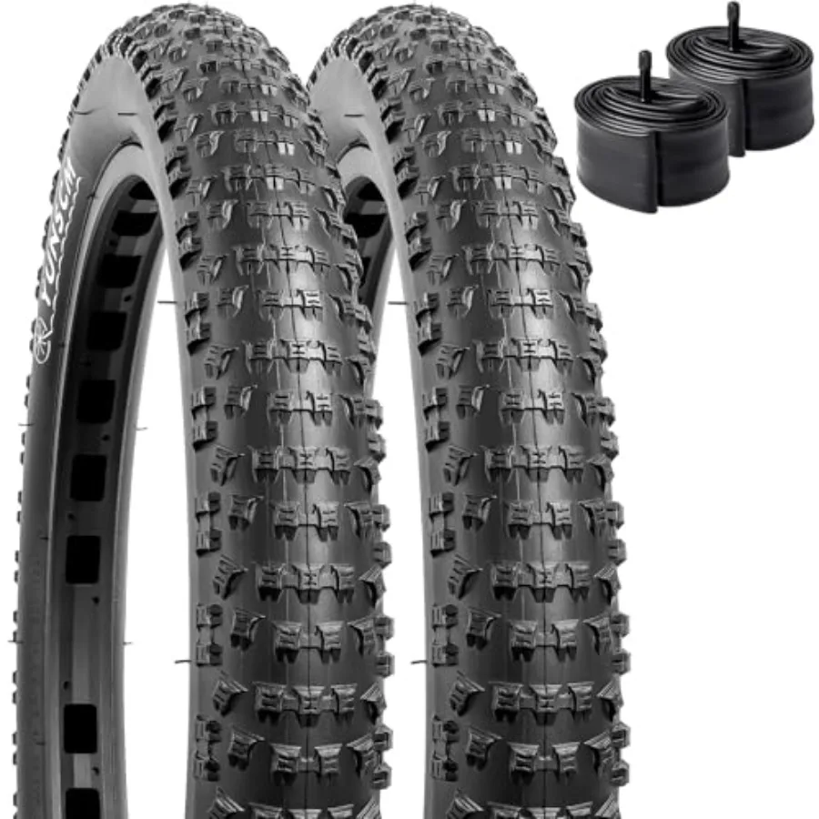 20" Bike Tires 20x2.60/66-406 and 20" Bike Tubes Schrader Valve Compatible with Mountain Bike 20 x 2.6 Off Road Bicycle Tires a
20" Bike Tires 20x2.60/66-406 and 20" Bike Tubes Schrader Valve Compatible with Mountain Bike 20 x 2.6 Off Road Bicycle Tires a