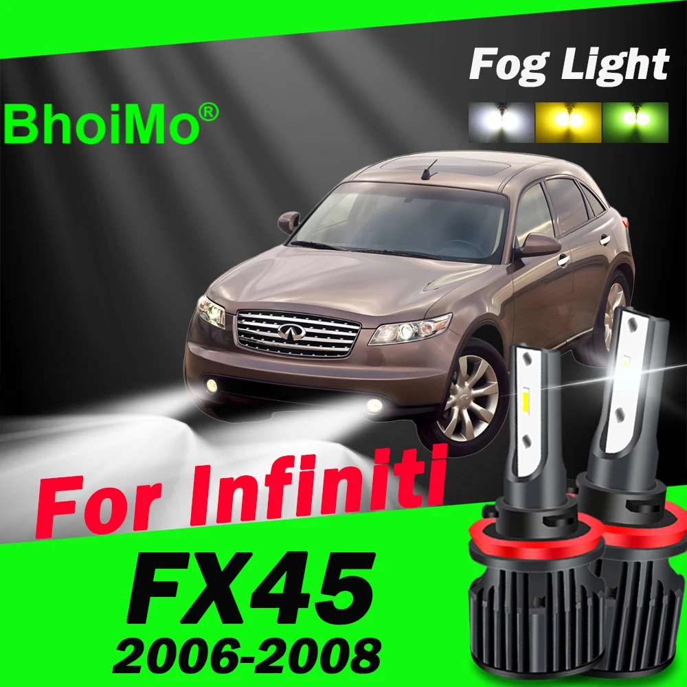 Для Infiniti FX45 передняя противотуманная фара, светодиодная лампа 2006 2007 2008
Для Infiniti FX45 передняя противотуманная фара, светодиодная лампа 2006 2007 2008