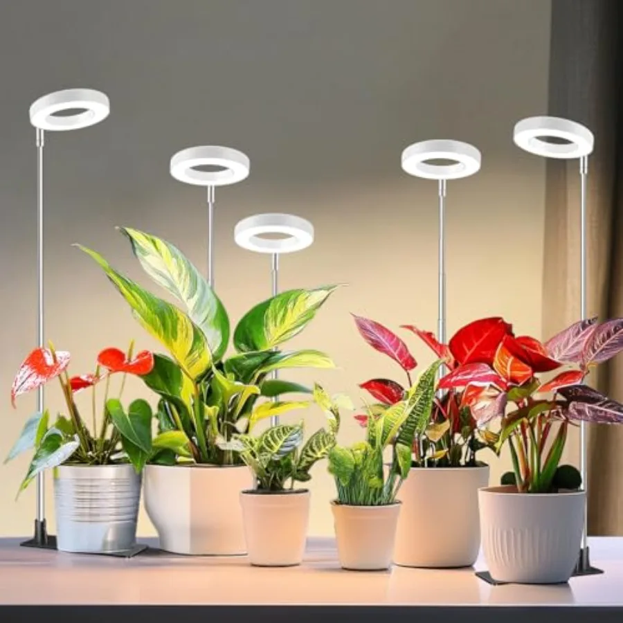 Grow Lights for Indoor Plants 48 LEDs Full Spectrum Halo Plant Grow Light Height Adjustable Growing Lamp with Detachable Base 3
Grow Lights for Indoor Plants 48 LEDs Full Spectrum Halo Plant Grow Light Height Adjustable Growing Lamp with Detachable Base 3