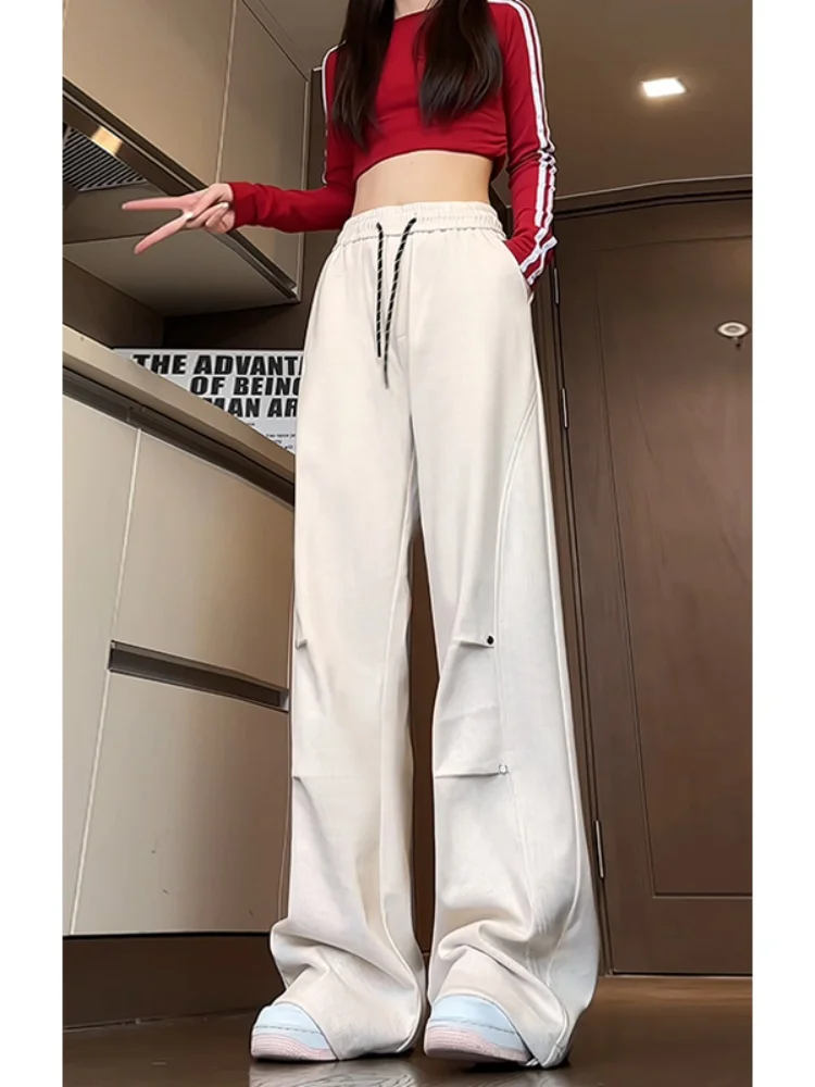 Men's Casual Trousers Spring Autumn Wide Leg Pleated Design Sense Rivet Loose Dstring Pants Dra Long Trousers
Men's Casual Trousers Spring Autumn Wide Leg Pleated Design Sense Rivet Loose Dstring Pants Dra Long Trousers