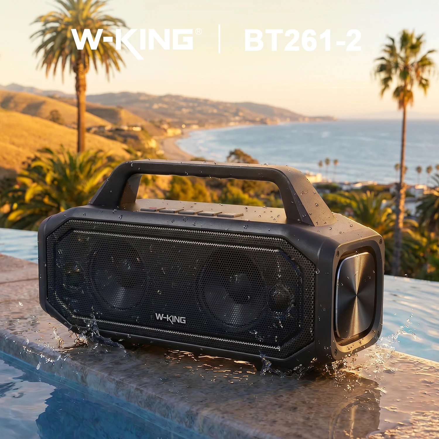 W-KING BT261-2 80W Speakers Bluetooth Wireless, Portable IPX6 Waterproof Outdoor Speakers Loud with Bass Boost, Stereo Pairing
W-KING BT261-2 80W Speakers Bluetooth Wireless, Portable IPX6 Waterproof Outdoor Speakers Loud with Bass Boost, Stereo Pairing