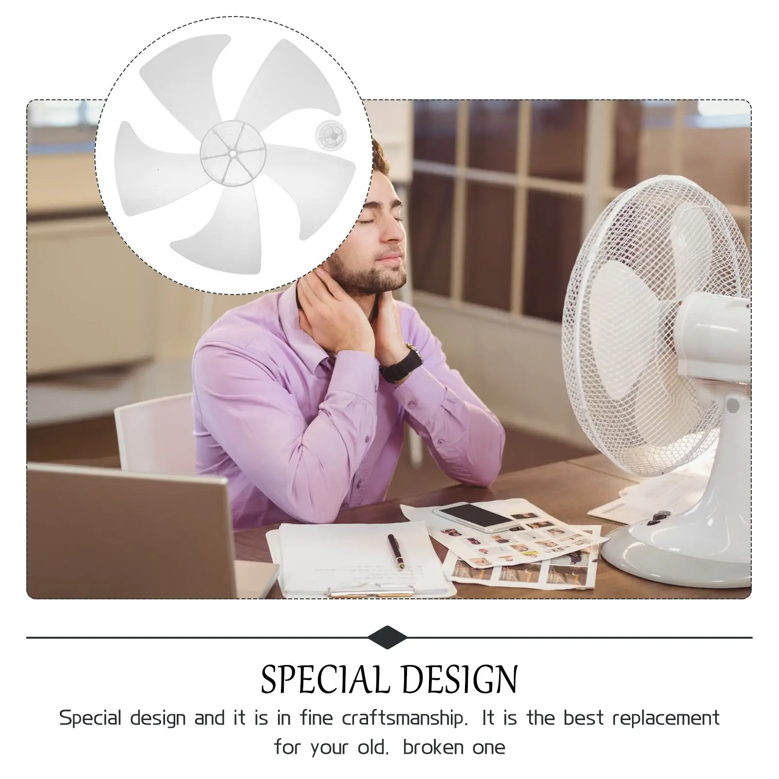 14 Inch Thick Fan Blades for St ing Table Fan Accessories Plastic Repair 350MM White Five Blades Universal Supply
14 Inch Thick Fan Blades for St ing Table Fan Accessories Plastic Repair 350MM White Five Blades Universal Supply