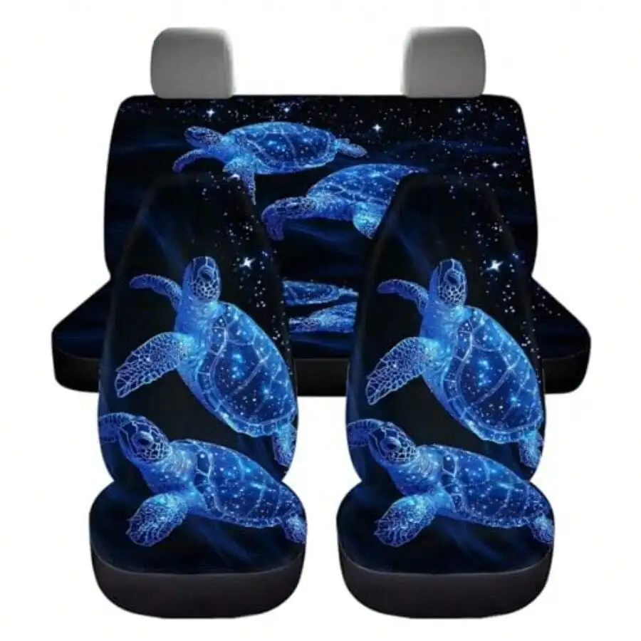 Blue Turtle Print Car Seat Covers 4 Pieces For Front Rear Seats SUV Sedan Truck
Blue Turtle Print Car Seat Covers 4 Pieces For Front Rear Seats SUV Sedan Truck
