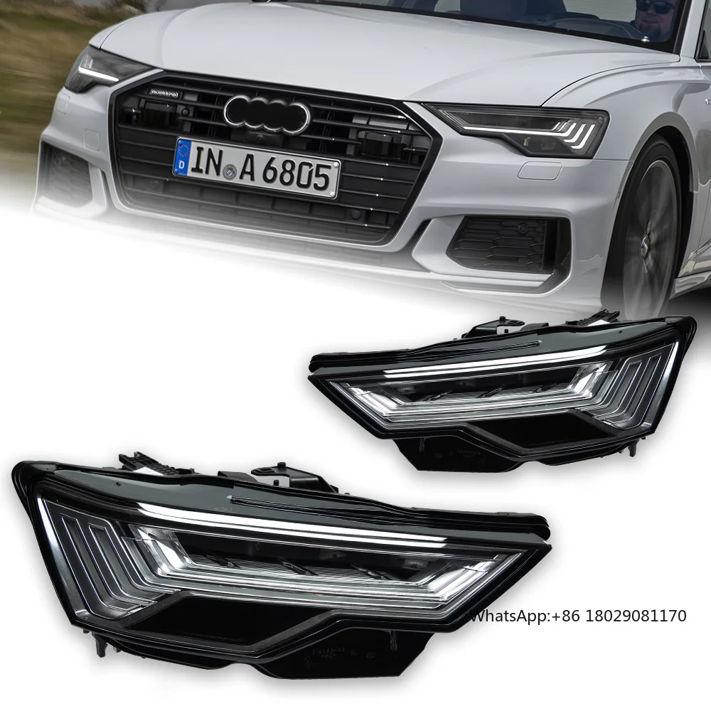 Car Accessories Head Lamp for Audi A6 Headlights 2019-2023 A6 C8 LED Headlight DRL Dynamic Singal High Low Beam Automotive
Car Accessories Head Lamp for Audi A6 Headlights 2019-2023 A6 C8 LED Headlight DRL Dynamic Singal High Low Beam Automotive