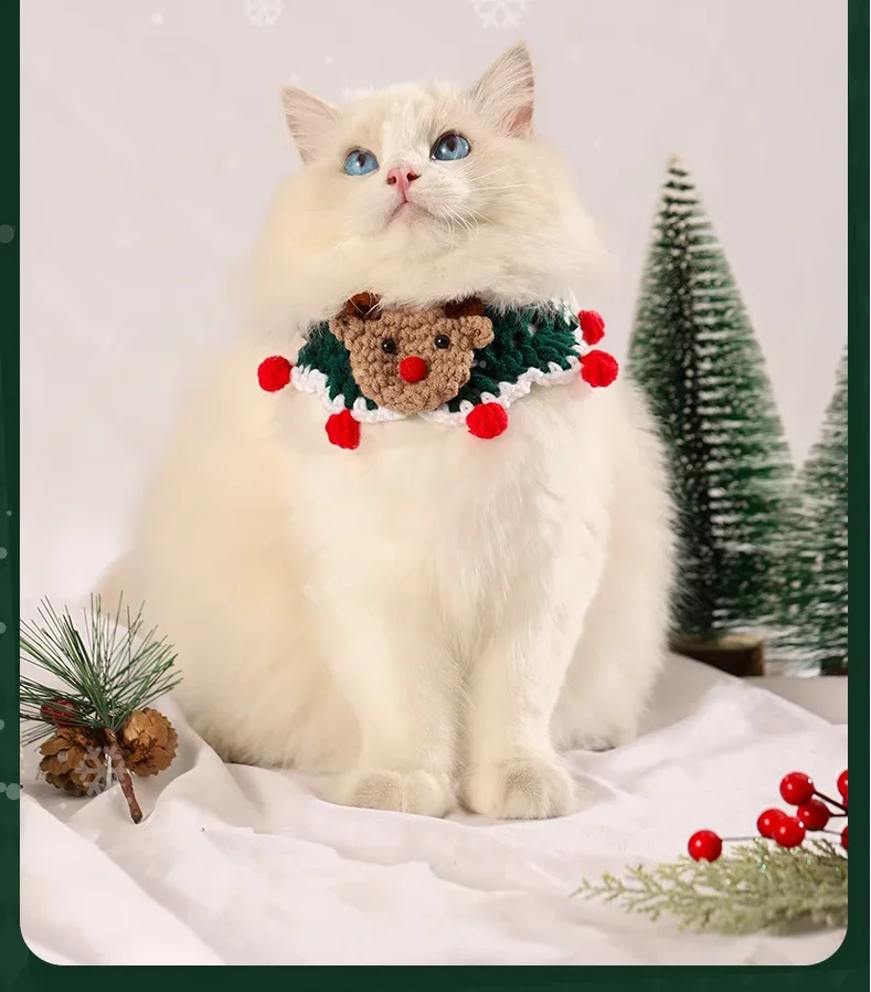 Cat clothing pet scarf cloth puppet collar cat autumn and winter decoration dog scarf in winter
Cat clothing pet scarf cloth puppet collar cat autumn and winter decoration dog scarf in winter