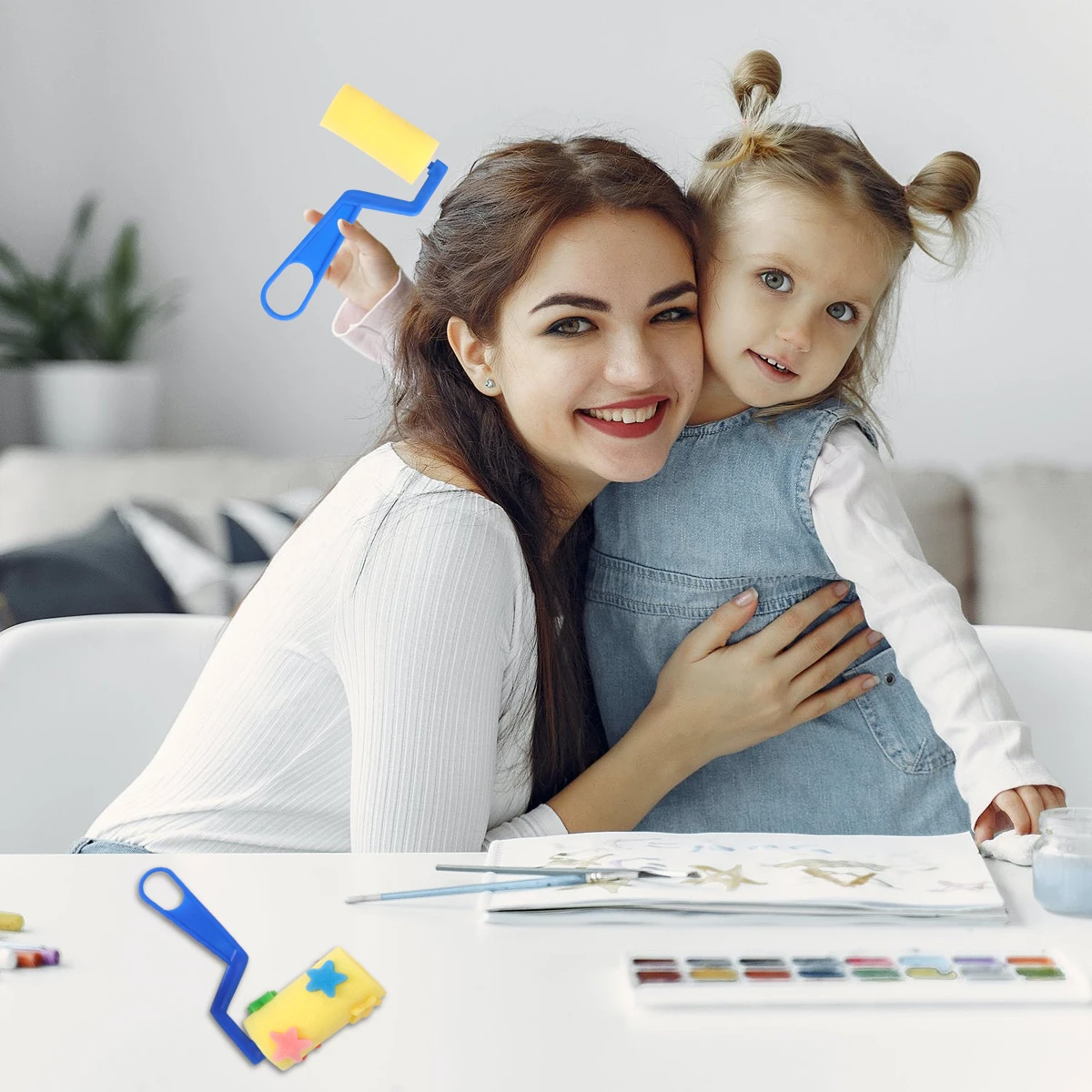 8 Pcs Paint Roller Set Durable Kids Art Supplies Drawing Graffiti Tool Sponge Paint Brush Foam Brush
8 Pcs Paint Roller Set Durable Kids Art Supplies Drawing Graffiti Tool Sponge Paint Brush Foam Brush