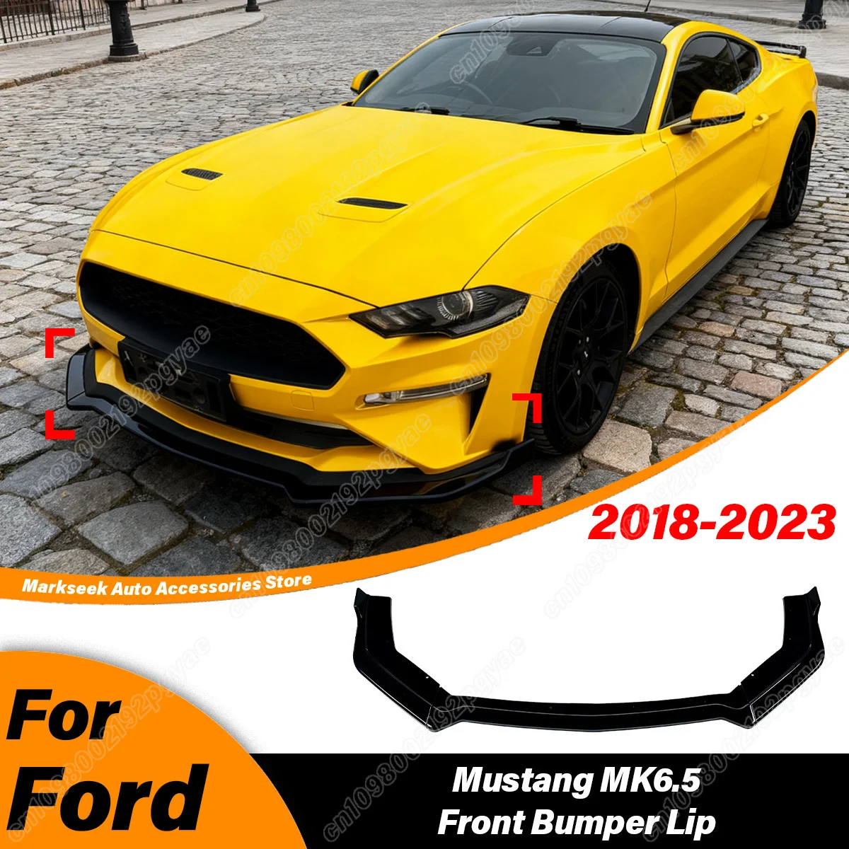 For Ford Mustang MK6.5 2018 2019 2020 2021 2022 2023 Front Bumper Lip Chin Spoiler Protector Sports Splitter Car Accessories
For Ford Mustang MK6.5 2018 2019 2020 2021 2022 2023 Front Bumper Lip Chin Spoiler Protector Sports Splitter Car Accessories