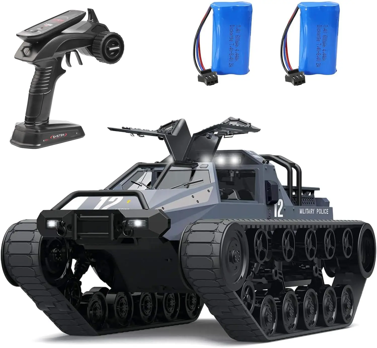 Mostop Remote Control Crawler High Speed Tank Off-Road 4WD RC Car 2.4 Ghz RC Army Truck 1/12 Drift Tank RC Tank for Kids Adults
Mostop Remote Control Crawler High Speed Tank Off-Road 4WD RC Car 2.4 Ghz RC Army Truck 1/12 Drift Tank RC Tank for Kids Adults