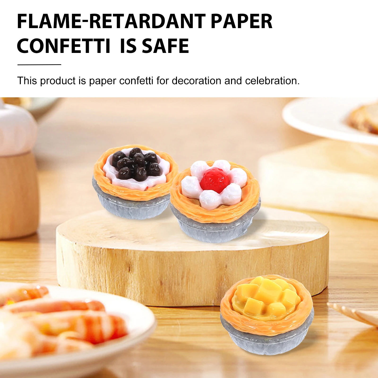 20 Pcs Premium Resin Egg Tart Models Realistic Fake Dessert Display Props For Home Kitchen Decoration
20 Pcs Premium Resin Egg Tart Models Realistic Fake Dessert Display Props For Home Kitchen Decoration