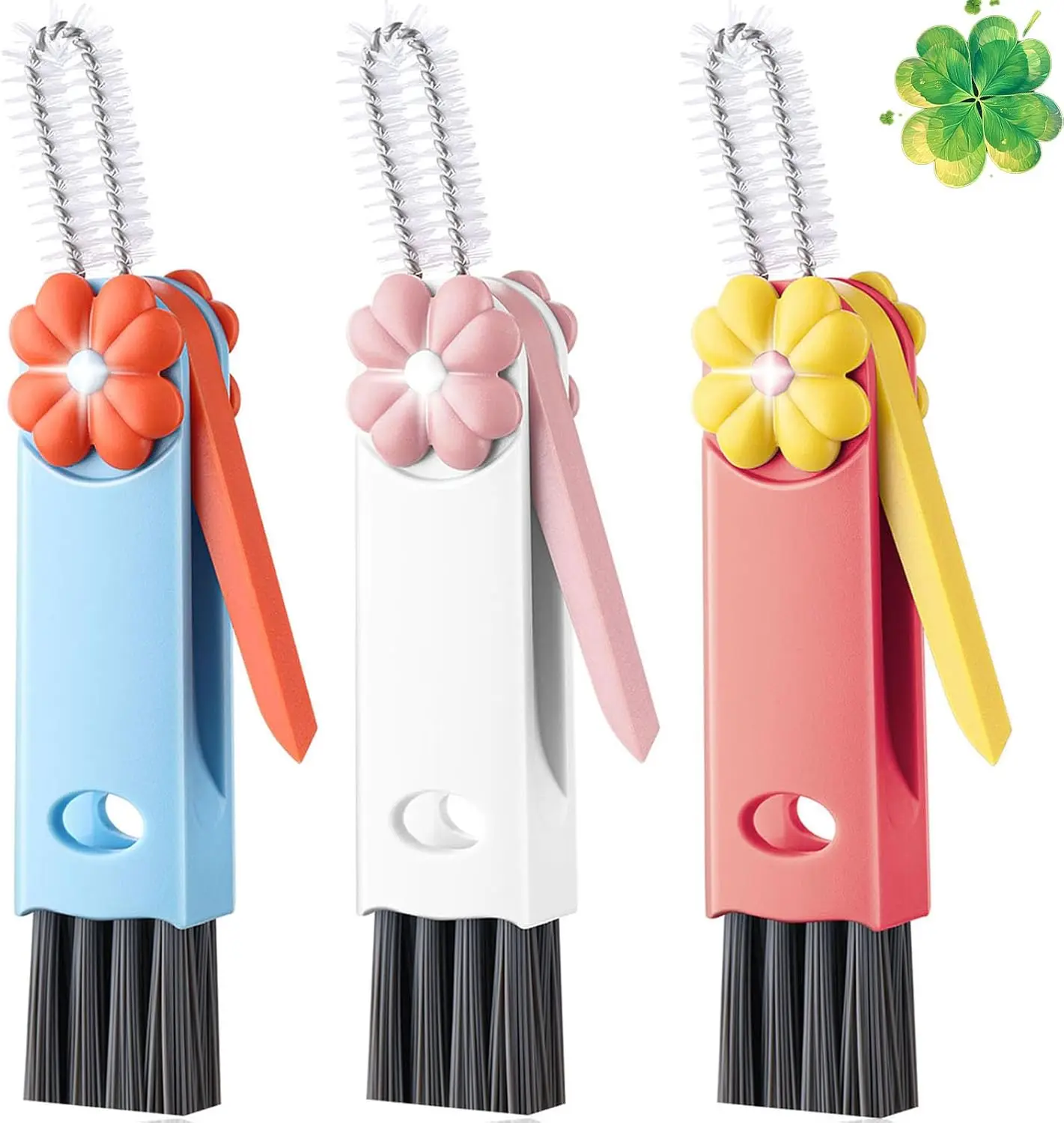3-in-1 Cup Lid Cleaning Brush, Multi-Purpose Bottle & Crevice Cleaner for Tiny Spaces, Compact Kitchen Tool Set (3 pcs)
3-in-1 Cup Lid Cleaning Brush, Multi-Purpose Bottle & Crevice Cleaner for Tiny Spaces, Compact Kitchen Tool Set (3 pcs)