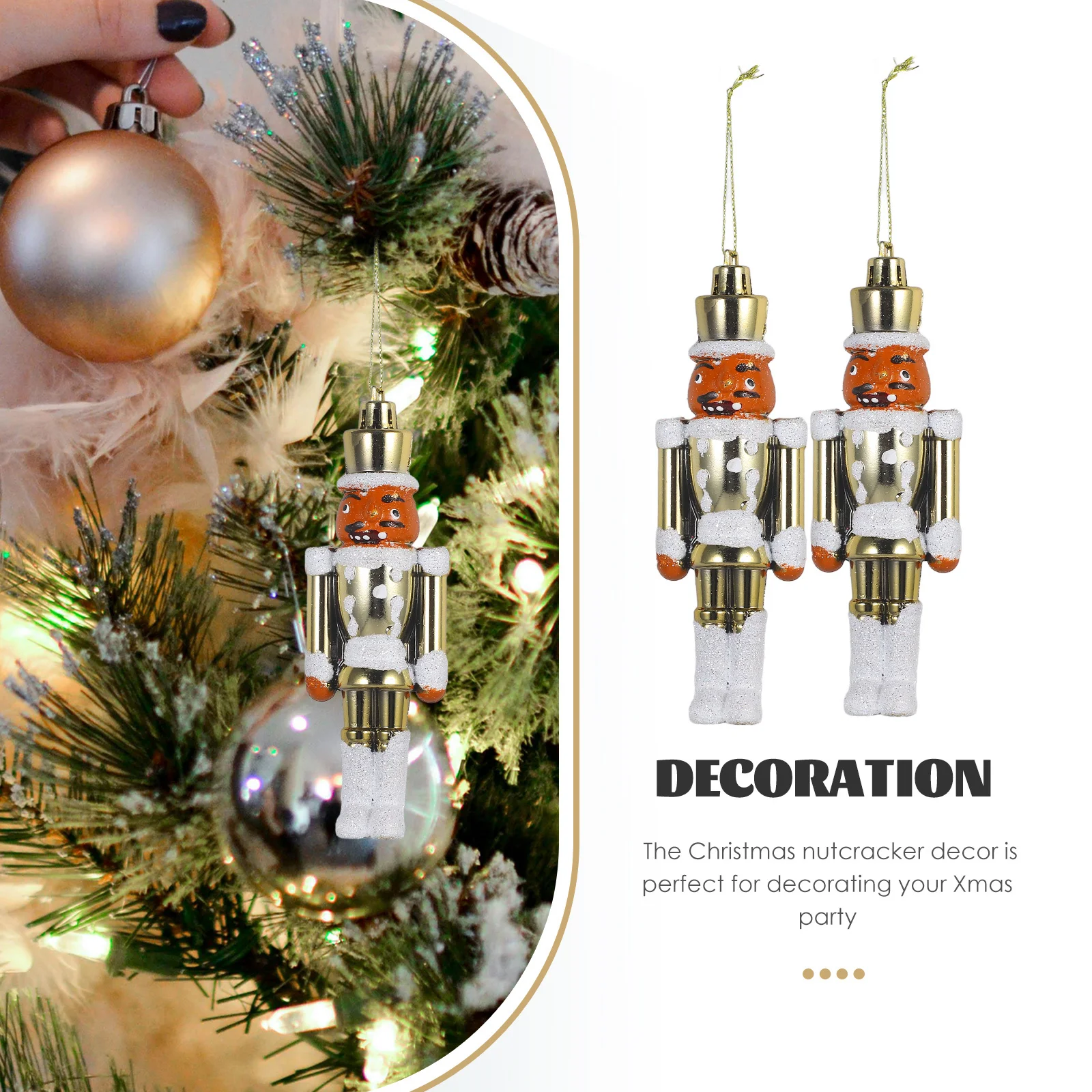 3Pcs Christmas Nutcrackers Figures Chic Craft Detailing Hanging Ornament for Xmas Decor Holiday Gift Wedding Anniversary
3Pcs Christmas Nutcrackers Figures Chic Craft Detailing Hanging Ornament for Xmas Decor Holiday Gift Wedding Anniversary