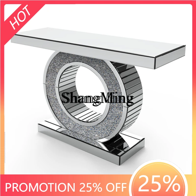 ZYYMirror Furniture Wall-Mounted End View Creative Entryway Table Home Decor Light Luxury Entryway Table Glass
ZYYMirror Furniture Wall-Mounted End View Creative Entryway Table Home Decor Light Luxury Entryway Table Glass