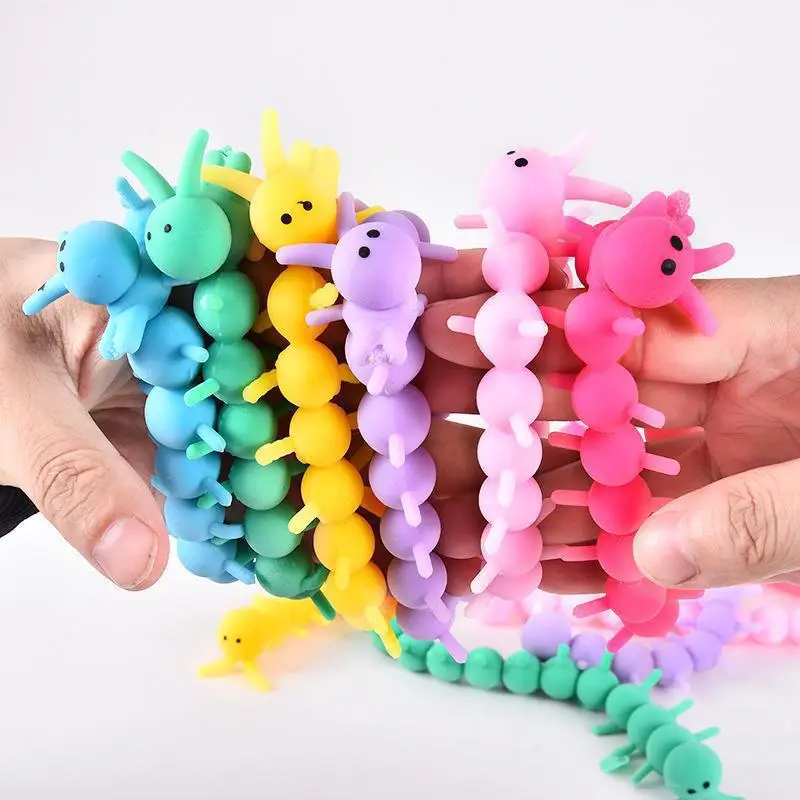 20PCS Circular Caterpillar LaLaLaLaLe Bracelet Soft Adhesive Release Decompression Noodle Decompression Bracelet Toy
20PCS Circular Caterpillar LaLaLaLaLe Bracelet Soft Adhesive Release Decompression Noodle Decompression Bracelet Toy