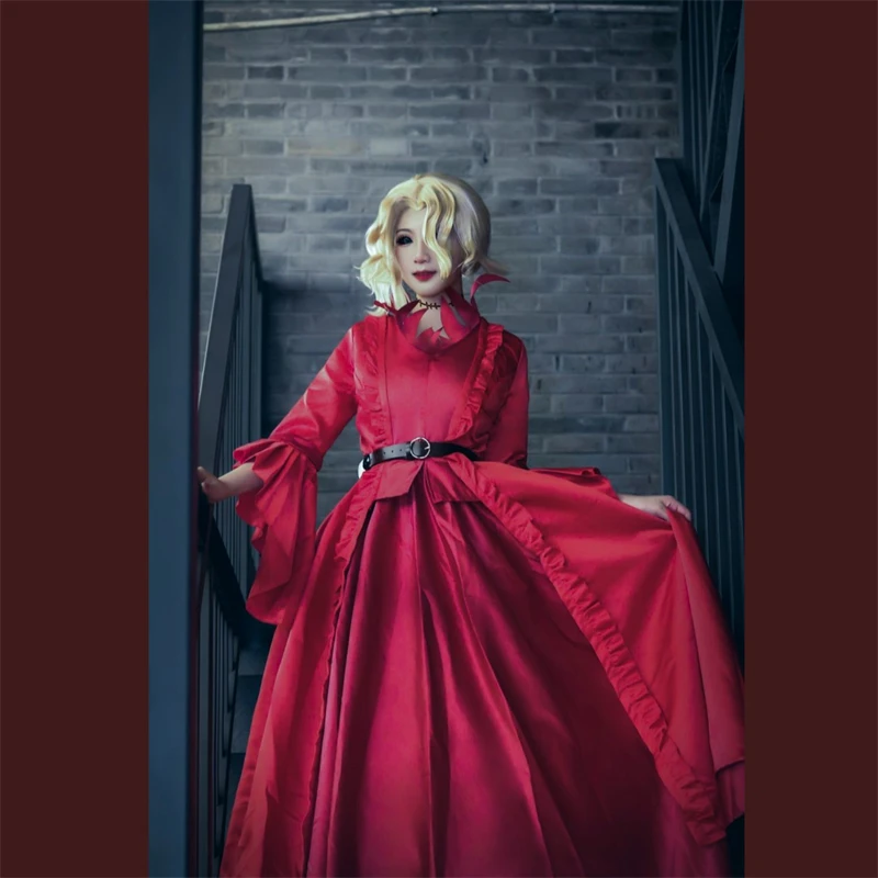 Game Identity V Crimson Mrs. Red Mary Red Monitore Lolita Dress Cosplay Costume Halloween Suit For Women Outfit Dress With Belt
Game Identity V Crimson Mrs. Red Mary Red Monitore Lolita Dress Cosplay Costume Halloween Suit For Women Outfit Dress With Belt