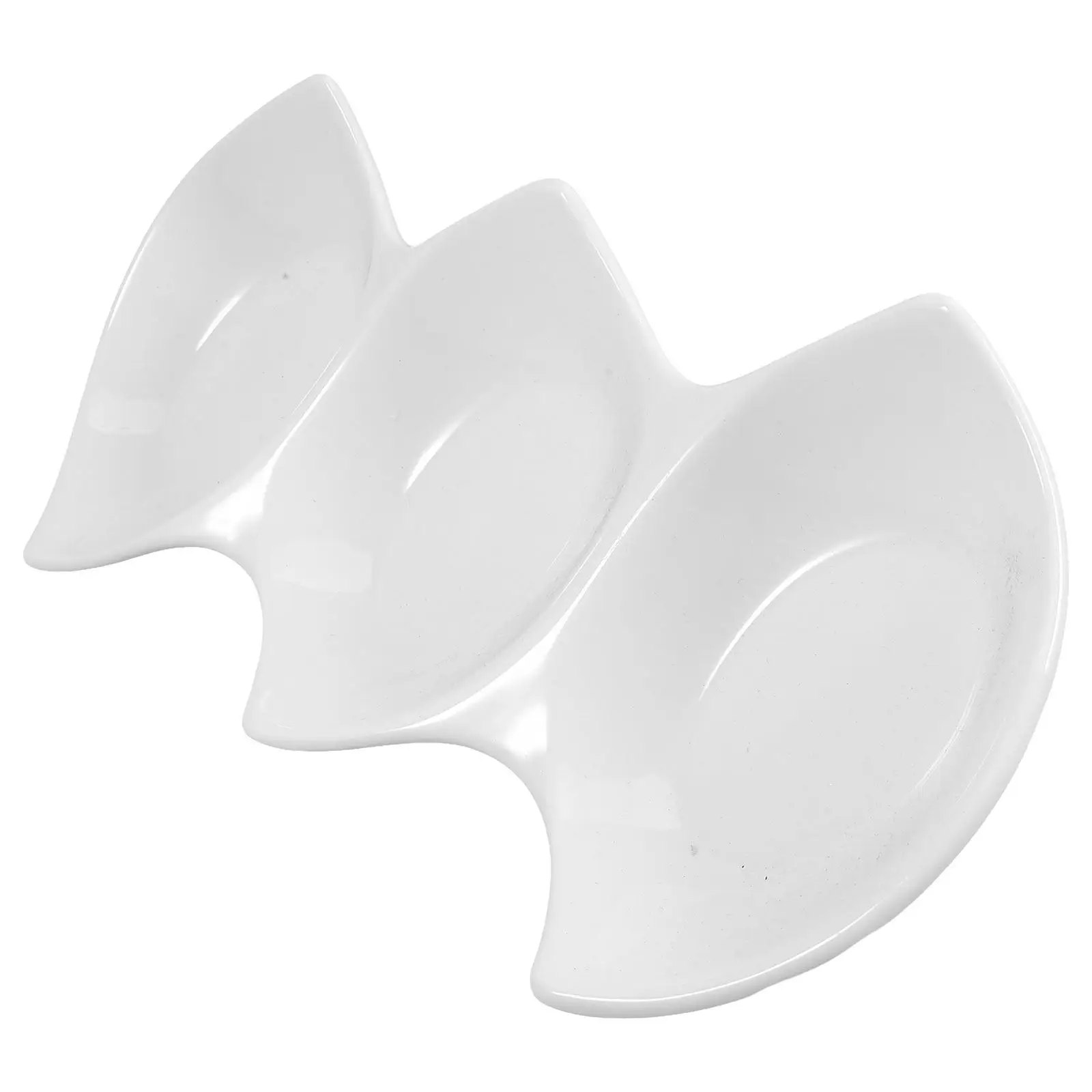 1Pcs Double-Tip Triple Ceramic Sauce Dish Multifunctional Side Dish Bowl Seasoning Dipping Plate for Home Restaurant Bar Hotel
1Pcs Double-Tip Triple Ceramic Sauce Dish Multifunctional Side Dish Bowl Seasoning Dipping Plate for Home Restaurant Bar Hotel