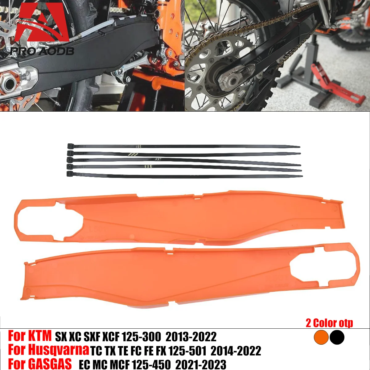 For KTM SX SXF EXC XC FC TX FX 150-500 Motorcycle High-Quality Flat Fork Protective Shell Rear Chain Slider Guard Cover Plate
For KTM SX SXF EXC XC FC TX FX 150-500 Motorcycle High-Quality Flat Fork Protective Shell Rear Chain Slider Guard Cover Plate