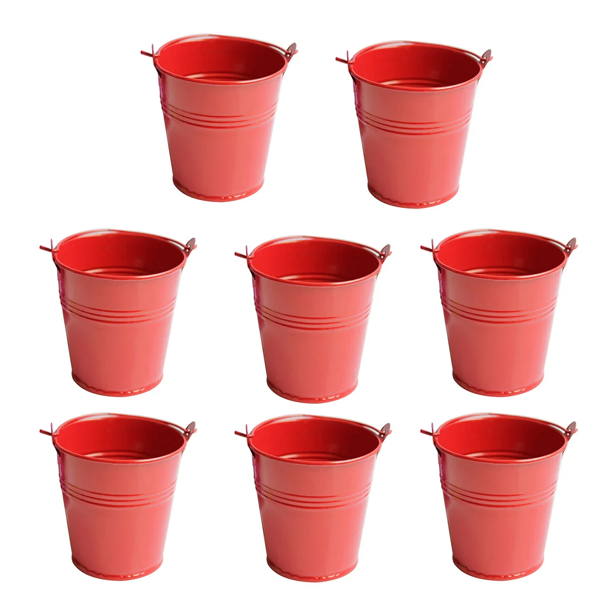 8pcs Iron Hanging Flower Pots Balcony Garden Pots Wall Planters Metal Bucket Flower Holders (Random Color)
8pcs Iron Hanging Flower Pots Balcony Garden Pots Wall Planters Metal Bucket Flower Holders (Random Color)