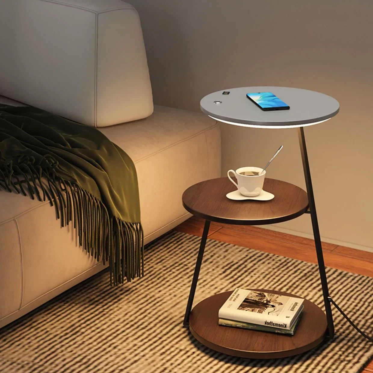 Japanese - style solid wood atmosphere night light smart wireless charging bedroom bedside floor lamp
Japanese - style solid wood atmosphere night light smart wireless charging bedroom bedside floor lamp
