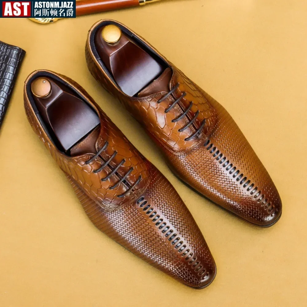 Italian Men Oxford Shoes Genuine Leather Lace Up Luxury Black Brown Mens Dress Shoes Office Business Wedding Formal Shoes Men
Italian Men Oxford Shoes Genuine Leather Lace Up Luxury Black Brown Mens Dress Shoes Office Business Wedding Formal Shoes Men