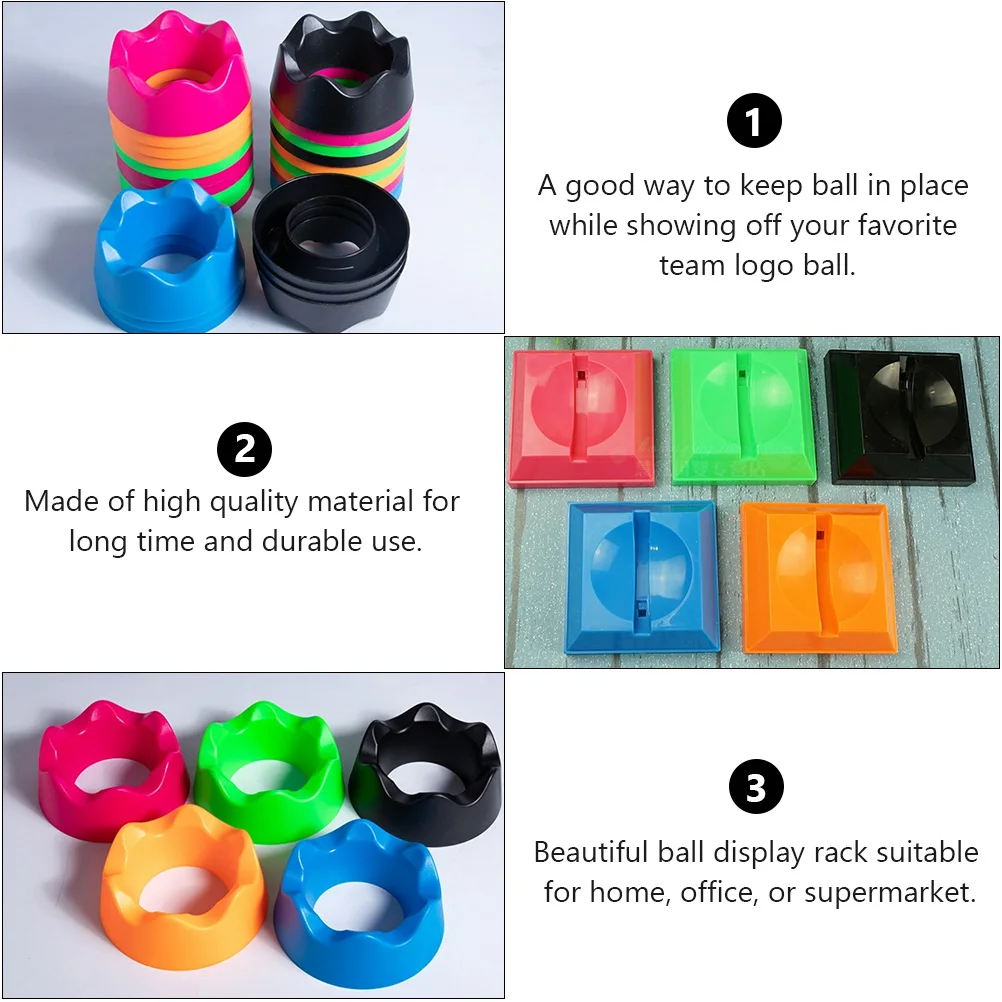 2Pcs Durable Ball Support Base Display Rack Basketball Stand Football Volleyball Soccer Bowling Collection Holder
2Pcs Durable Ball Support Base Display Rack Basketball Stand Football Volleyball Soccer Bowling Collection Holder